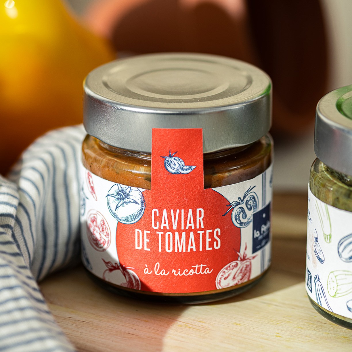 Caviar de tomates à la ricotta