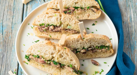 Préfou de sardines à l'ail