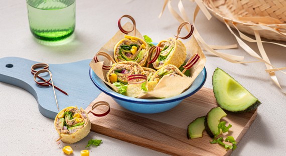 Wrap apéritif à la sardine