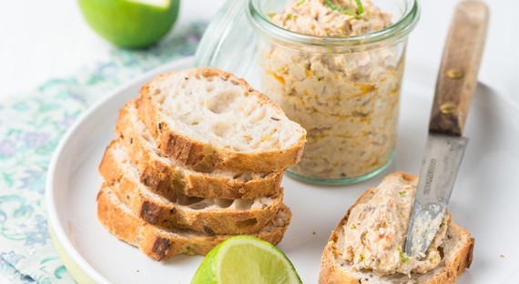Rillettes de sardines au citron confit