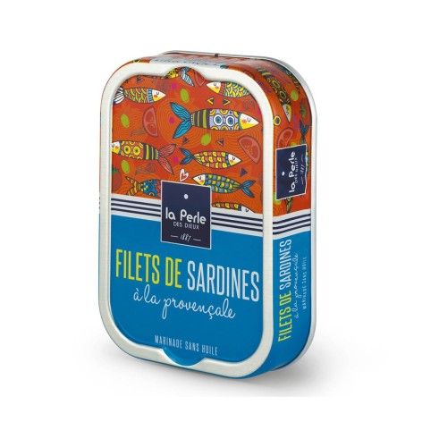 Filets de sardines sans huile à la provençale