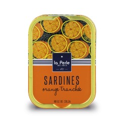 Sardines à l'huile de colza et à l'orange tranchée