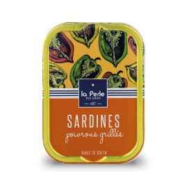 Sardines à l'huile de colza et aux poivrons grillés