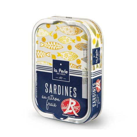 Sardines Label Rouge au citron frais