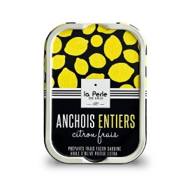 Anchois entiers au citron frais