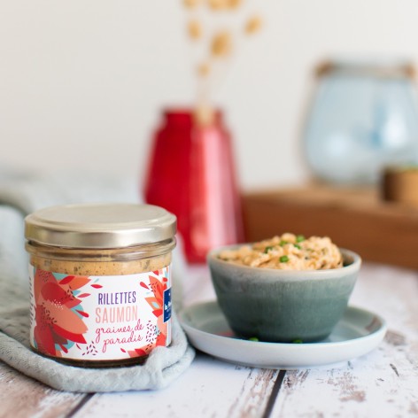 Rillettes de saumon aux...