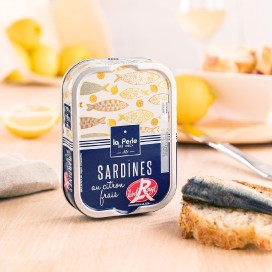 Sardines Label Rouge au citron frais