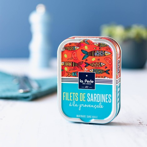 Filets de sardines sans huile à la provençale