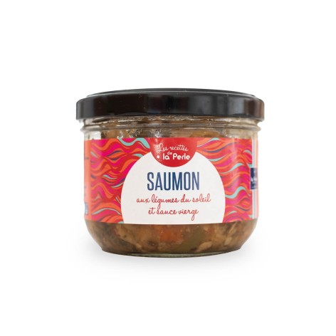 Pavé de saumon aux légumes...