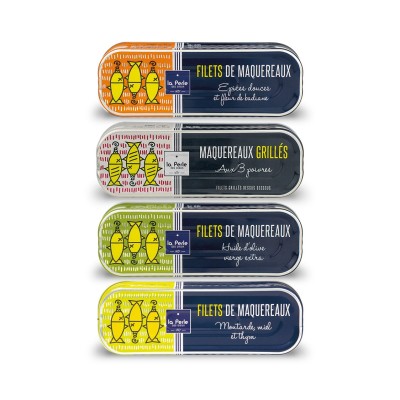 Assortiment de filets de maquereaux